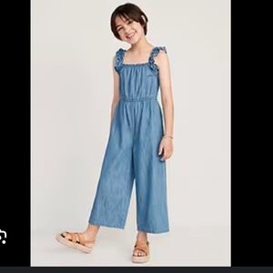 Gap Chambray Wide leg Jumpsuit, size XL